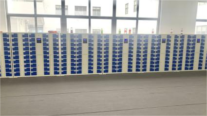 嘉易特為博眾精工提供智能員工刷卡手機(jī)柜 嘉易特為博眾精工提供智能員工刷卡手機(jī)柜